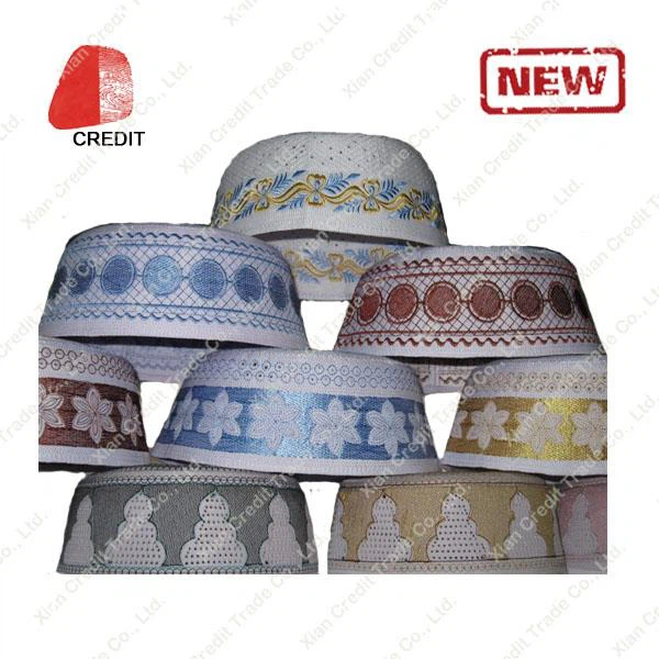 Muslim Knitted Prayer Caps For Men Designs